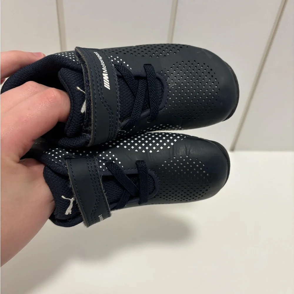 BMW Puma Kids' Motorsport Sneakers - Dark Blue - Picture 9 of 16
